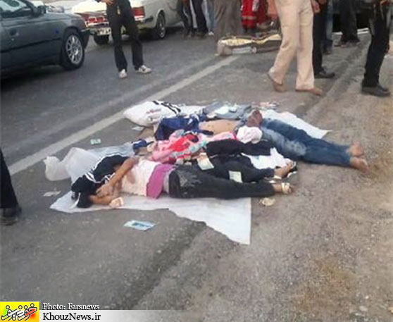 تصادف مرگبار جاده آبادان-ماهشهر