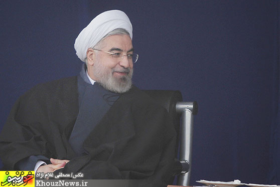 صبحگاه مشترک نیروهای مسلح خوزستان با حضور رئیس جمهور