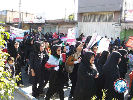 راهپیمایی 22 بهمن در ایذه