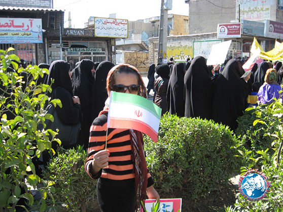راهپیمایی 22 بهمن در ایذه