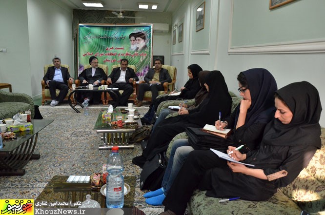 نشست خبری هیئت نظارت بر انتخابات شوراهای خوزستان