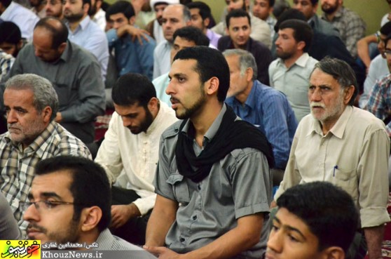 تجمع هیئات مذهبی اهواز در اعتراض به هتک حرمت مقبره حجربن عدی