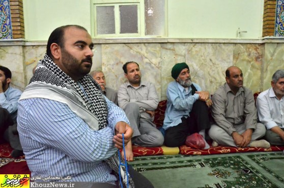 تجمع هیئات مذهبی اهواز در اعتراض به هتک حرمت مقبره حجربن عدی