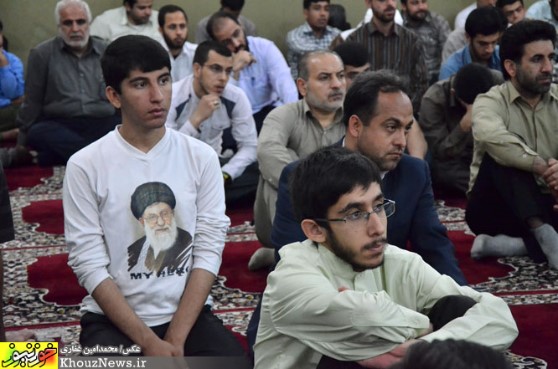 تجمع هیئات مذهبی اهواز در اعتراض به هتک حرمت مقبره حجربن عدی