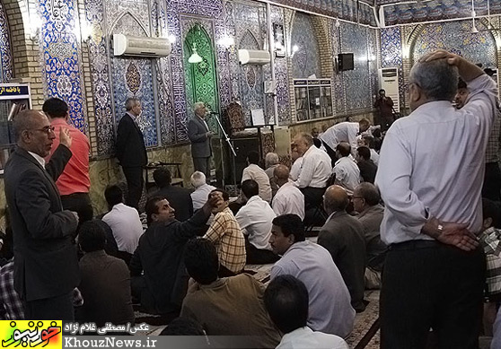 سخنرانی غرضی در جمع مردم اهواز