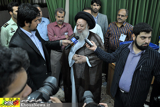 شرکت آیت الله جزایری در انتخابات ریاست جمهوری و شورای شهر