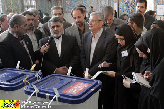 شرکت استاندار خوزستان در انتخابات ریاست جمهوری و شورای شهر