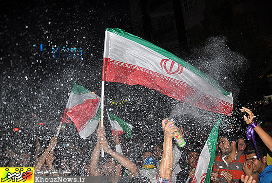 شادمانی مردم اهواز در پی راهیابی به جام جهانی