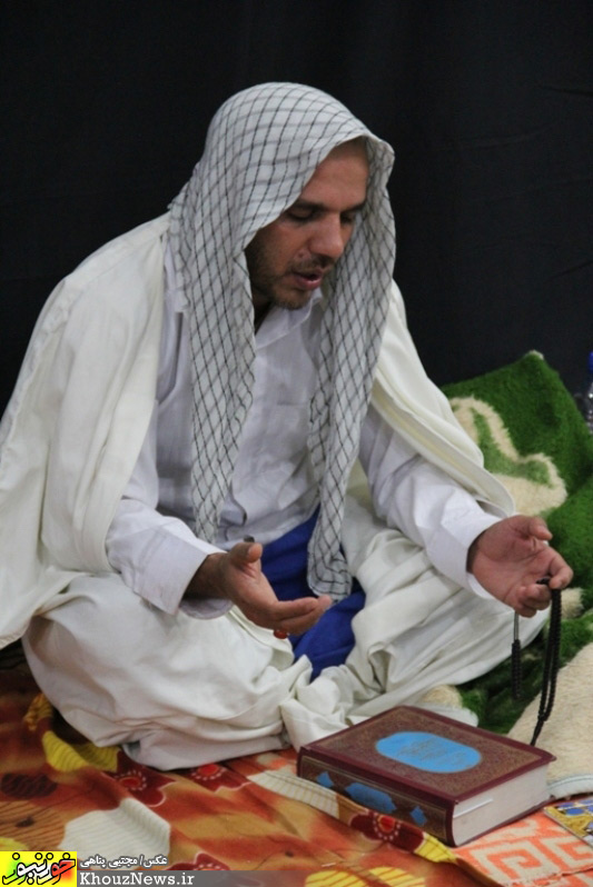 مراسم معنوی اعتکاف در شوش