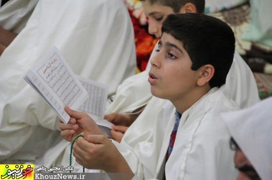 مراسم معنوی اعتکاف در شوش