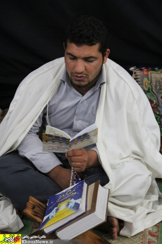 مراسم معنوی اعتکاف در شوش