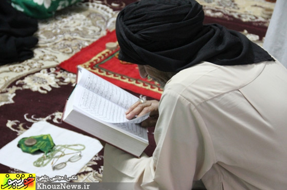 مراسم معنوی اعتکاف در شوش