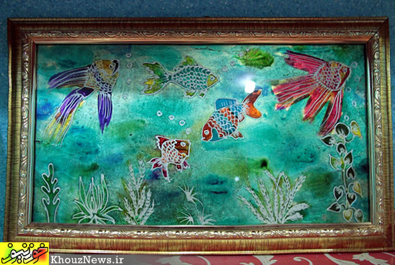 نقاشی روی شیشه