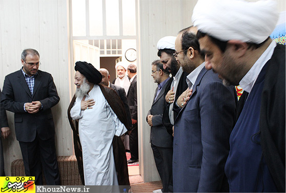 ديدار مسئولان قضايي خوزستان با آیت الله موسوی جزایری