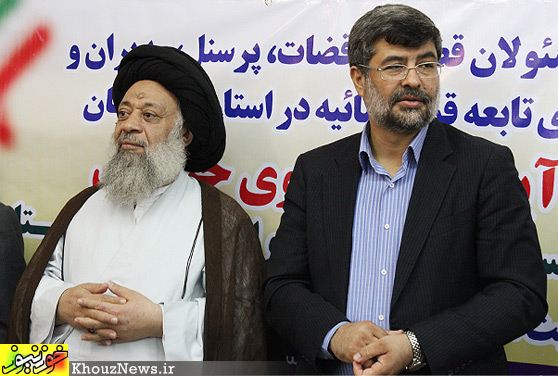 ديدار مسئولان قضايي خوزستان با آیت الله موسوی جزایری