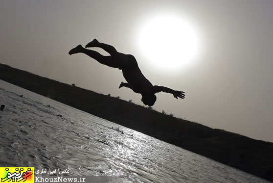 در آغوش خنك رودخانه دز