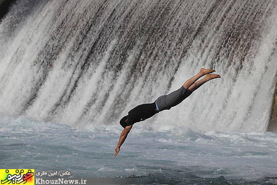 در آغوش خنك رودخانه دز