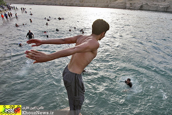 در آغوش خنك رودخانه دز