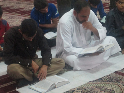 مراسم جزء خوانی قرآن کریم در ملاثانی