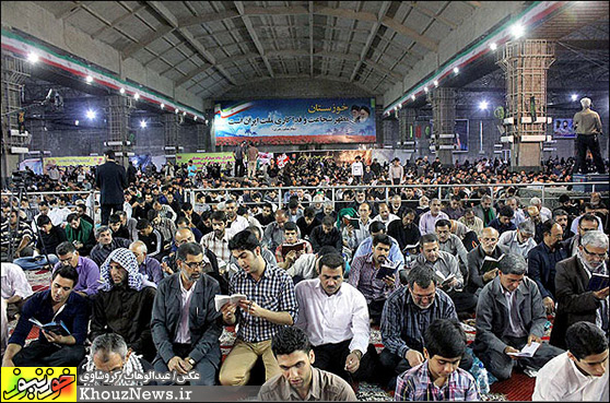 مراسم احیا شب بیست و سوم رمضان در اهواز