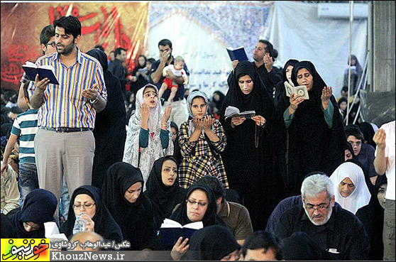 مراسم احیا شب بیست و سوم رمضان در اهواز