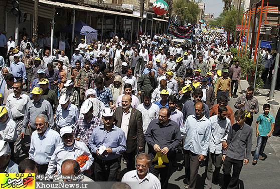راهپیمایی روز جهانی قدس در اهواز