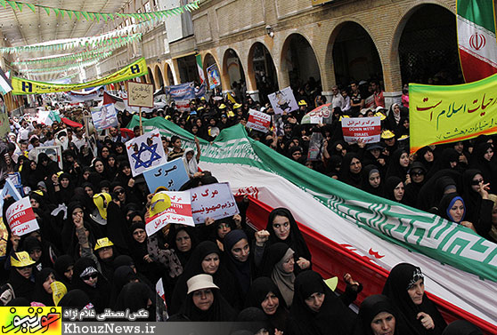راهپیمایی روز جهانی قدس در اهواز
