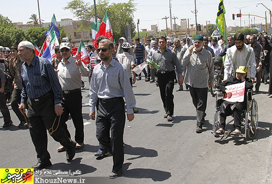 راهپیمایی روز جهانی قدس در اهواز