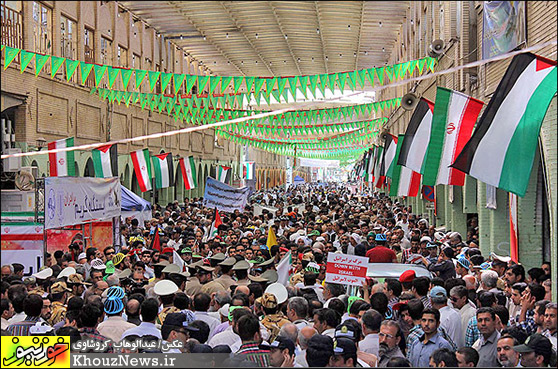 راهپیمایی روز جهانی قدس در اهواز