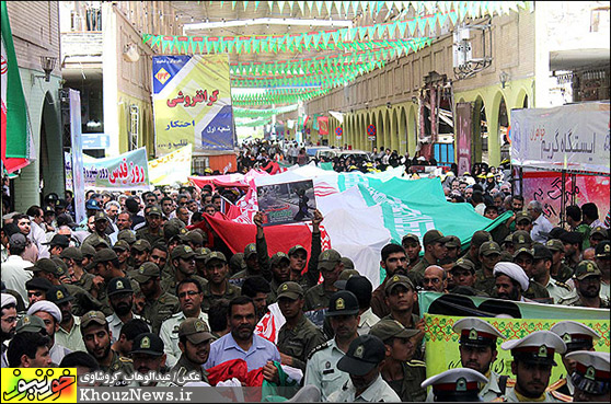 راهپیمایی روز جهانی قدس در اهواز