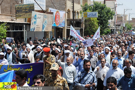 راهپیمایی روز جهانی قدس در دزفول