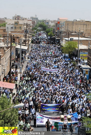 راهپیمایی روز جهانی قدس در دزفول