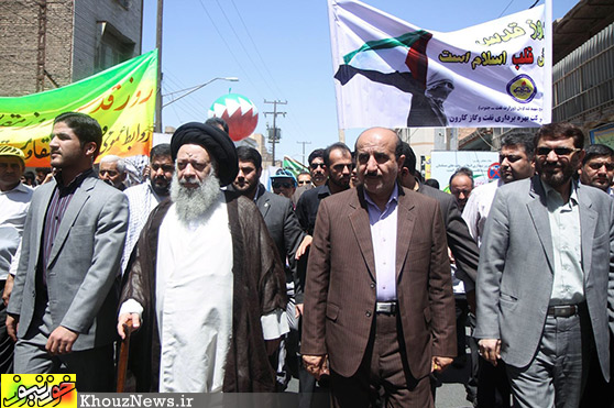 راهپیمایی روز جهانی قدس در اهواز