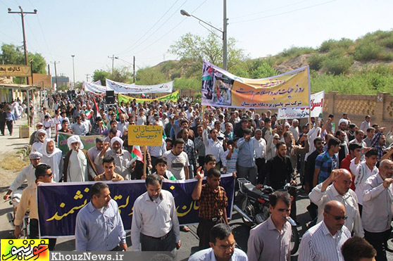 راهپیمایی روز جهانی قدس در شوش