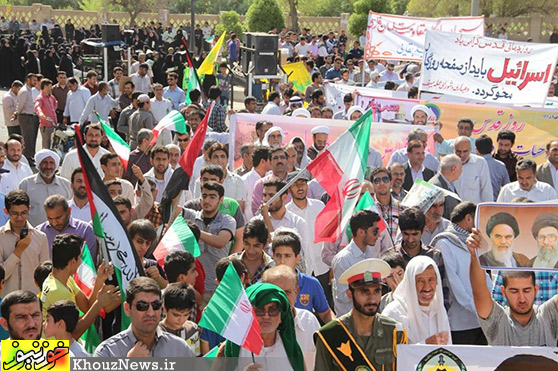 راهپیمایی روز جهانی قدس در شوش