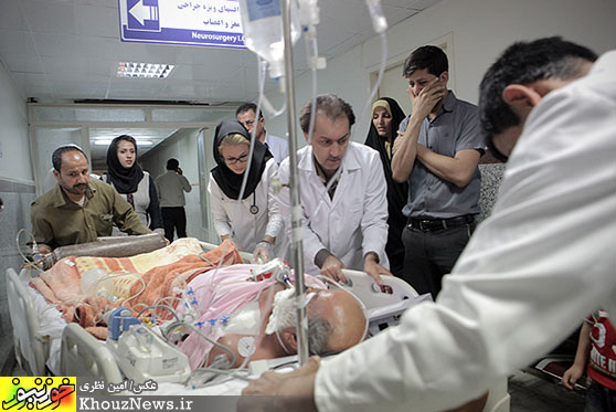 اهداء اعضاي بيمار مرگ مغزي در اهواز
