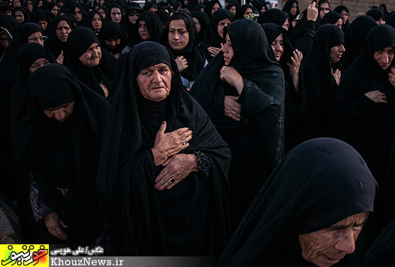 تشییع پیکر پاک 2 شهید دفاع مقدس در گتوند
