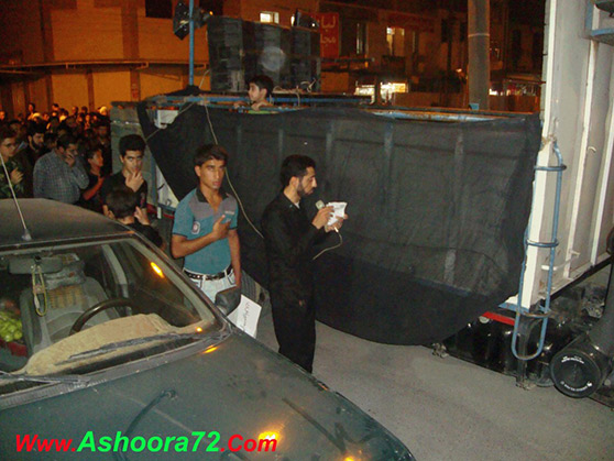 حرکت دسته عزا در شب شهادت امام صادق (ع) در بهبهان