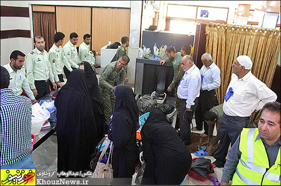 اعزام اولین کاروان حجاج از فرودگاه اهواز