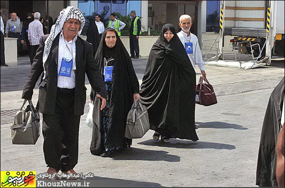 اعزام اولین کاروان حجاج از فرودگاه اهواز