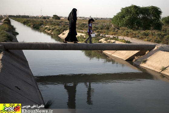 وضعیت نامناسب فاضلاب در کوت عبدا... شهرستان کارون