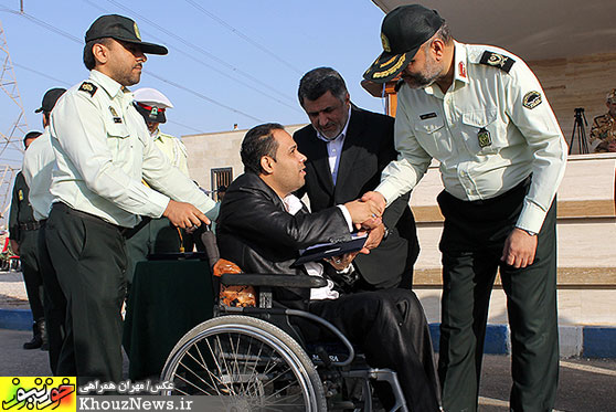 صبحگاه مشترك ناجا در اهواز