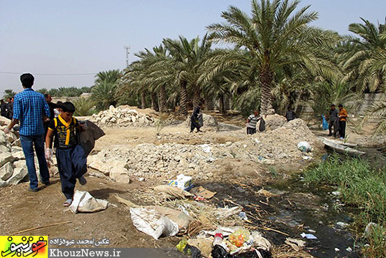  پاکسازی حاشیه تالاب بین المللی شادگان