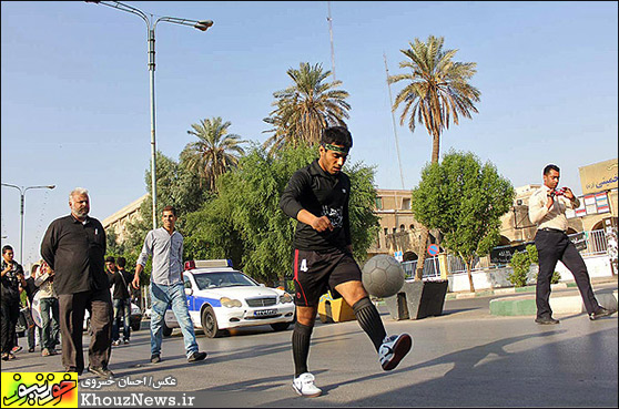 نمايش روپايي سجاد مقدم ورزشكار خوزستاني 