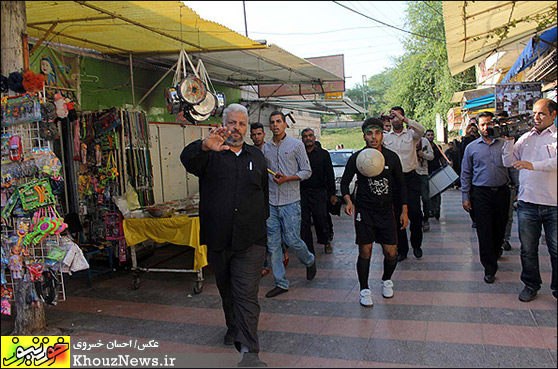 نمايش روپايي سجاد مقدم ورزشكار خوزستاني 