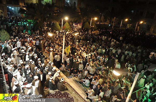 آئین عمامه‌گذاری طلاب حوزه‌های علمیه اهواز
