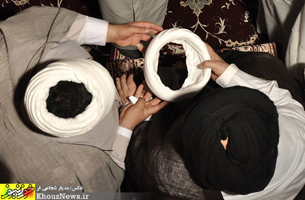 آئین عمامه‌گذاری طلاب حوزه‌های علمیه اهواز
