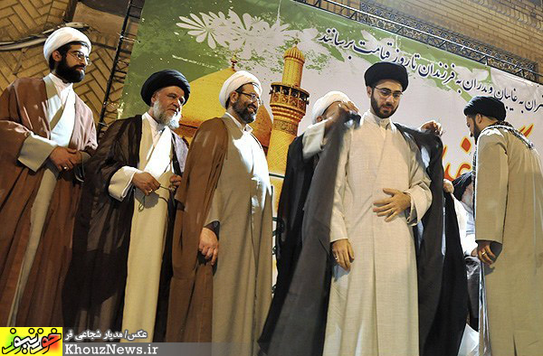 آئین عمامه‌گذاری طلاب حوزه‌های علمیه اهواز