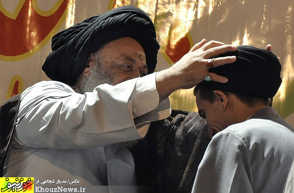 آئین عمامه‌گذاری طلاب حوزه‌های علمیه اهواز