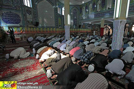 مراسم جشن عید غدیرخم در مسجد رضوان اهواز